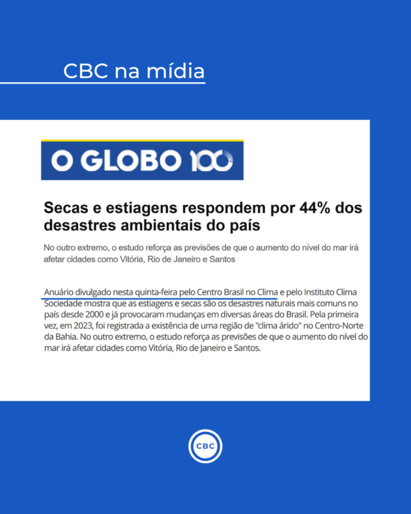 Lançamento Anuário Estadual de Mudanças Climáticas-Destaques nas mídias